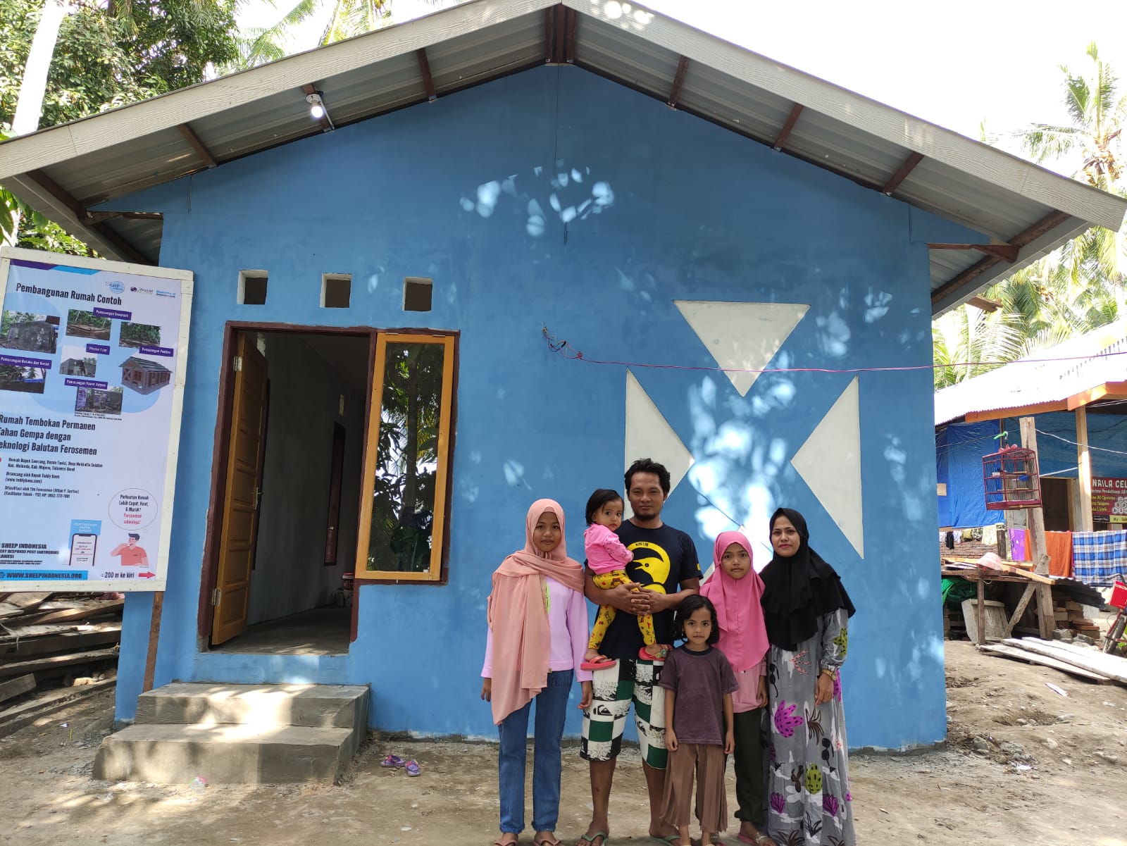 One House in Model of Reduce the Risk During an Earthquake on Ferrocement Technology in West Sulawesi 