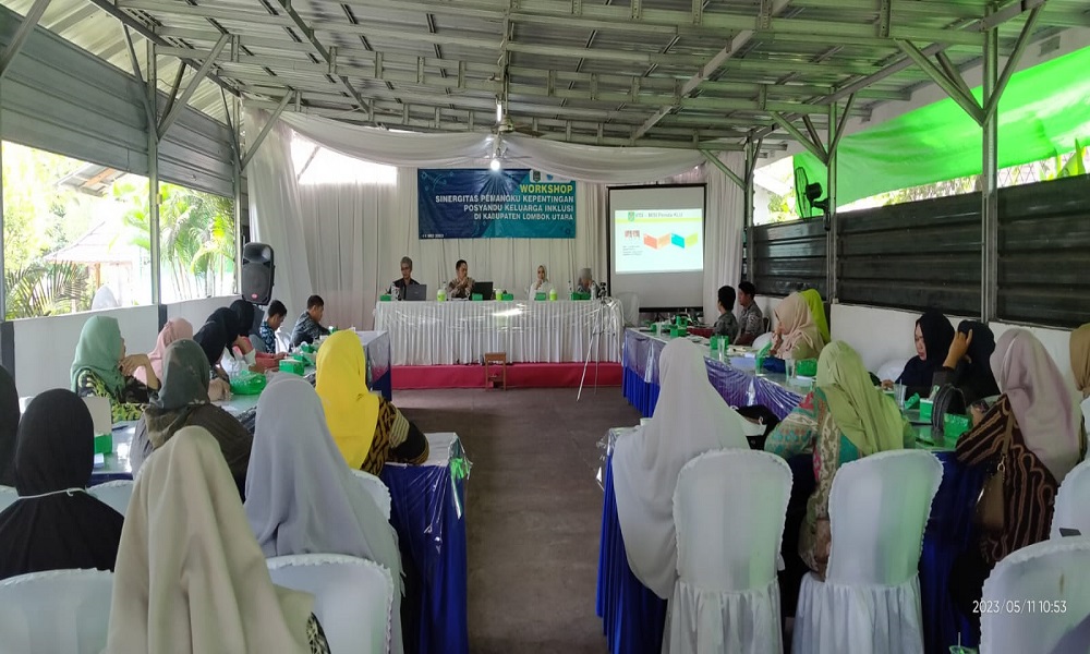 Kerja Sama Menggalang Sinergi untuk Posyandu Keluarga Inklusi di Kabupaten Lombok Utara