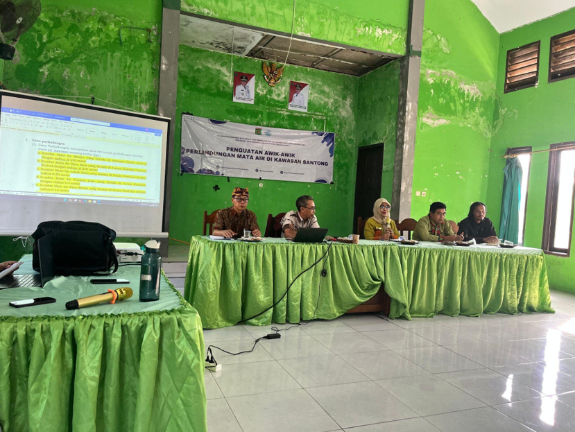 Strengthening Awig-Awig and Establishing a Local Institution for Spring Protection in the Santong Landscape
