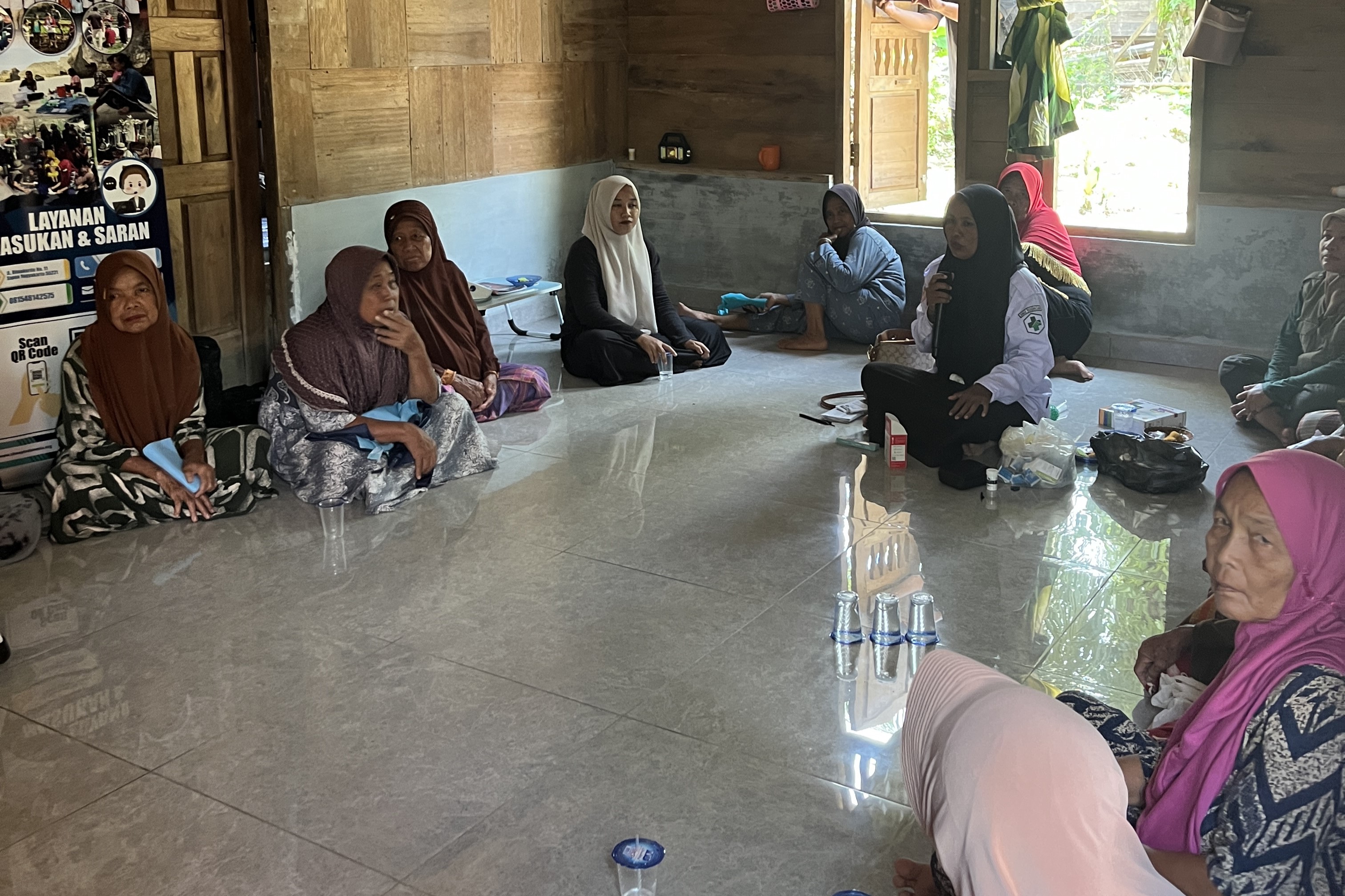 Pemulihan Pasca Banjir, SHEEP Indonesia Gelar Edukasi Gizi dan Pemeriksaan Kesehatan bagi Lansia di Pematang Durian